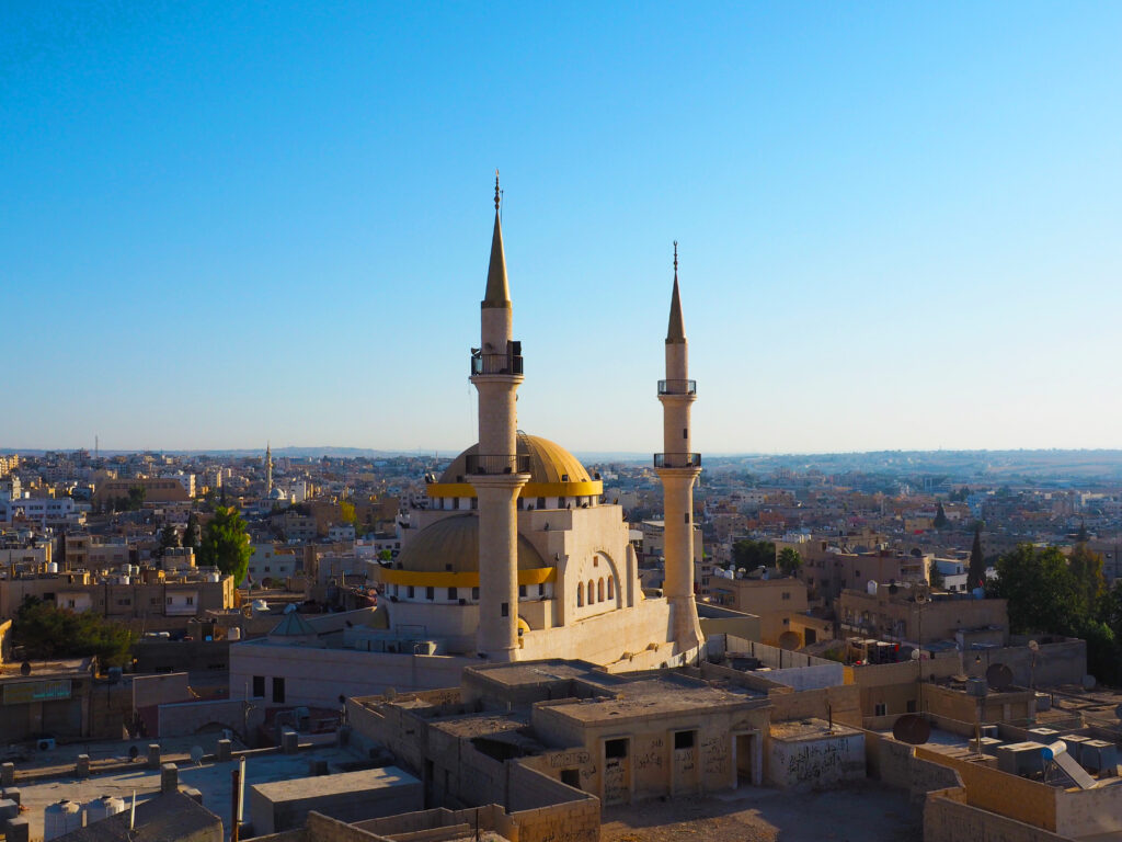 Madaba,jordan-september,21,2018,:,Top,View,Of,Madaba,With,King,Hussain