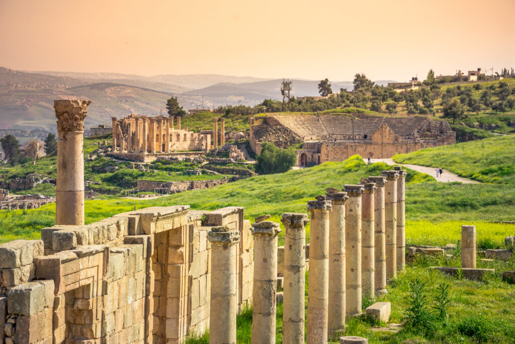 Ancient,And,Roman,Ruins,Of,Jerash,(gerasa),,Jordan.