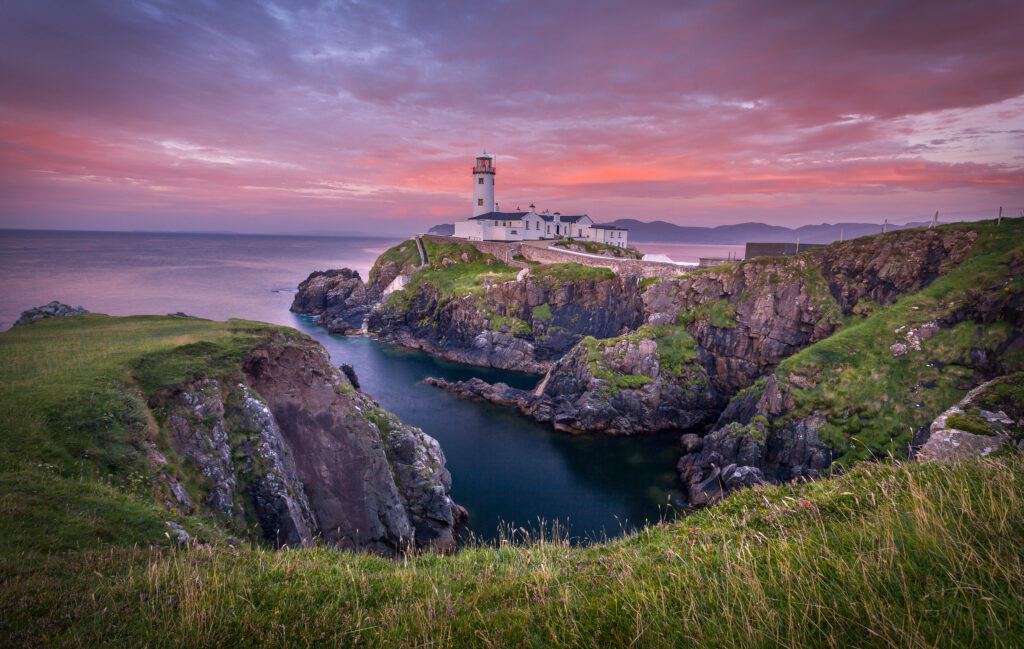 Donegal,,Ireland.,Fanad,Head,At,Donegal,,Ireland,With,Lighthouse,At