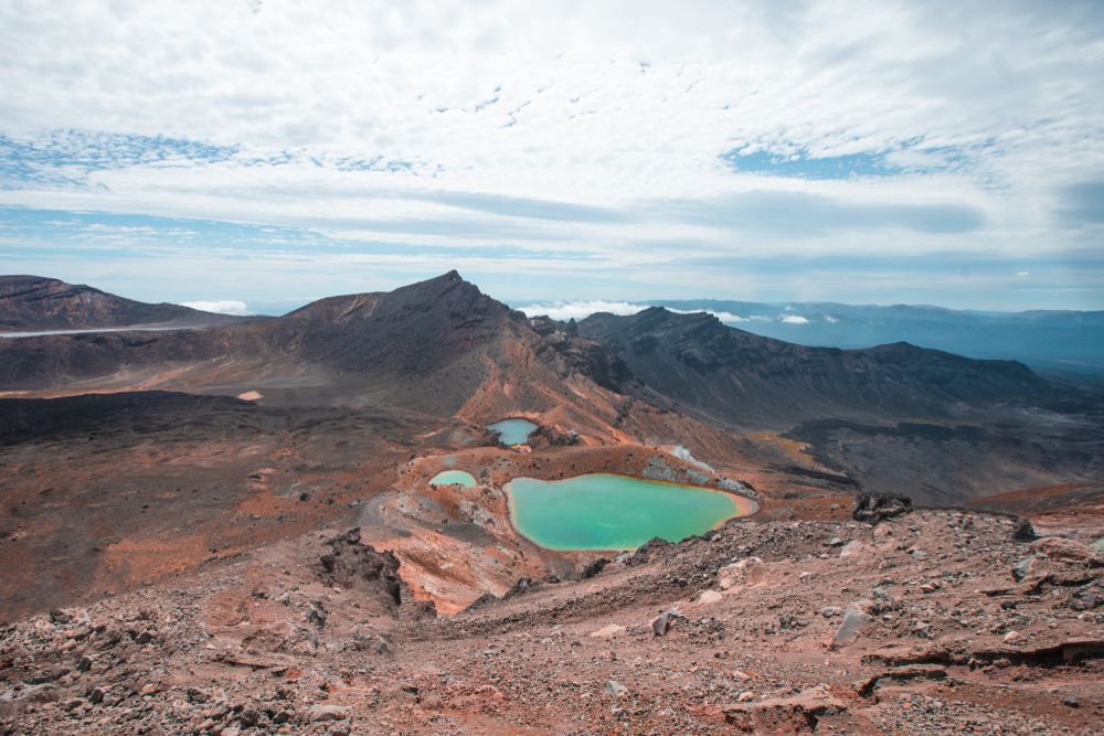 Unreal,Landscape,On,Top,Of,The,Tongariro,Alpine,Crossing.,It